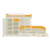 Eskada Engineered Wood Box & Drawer Storage Bunk Bed Mango Yellow