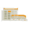 Eskada Engineered Wood Box & Drawer Storage Bunk Bed Mango Yellow