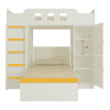 Siona Engineered Wood Box & Drawer Storage Bunk Bed Mango Yellow