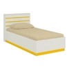 Paloma Engineered Wood Box Storage Bed in Yellow Colour