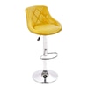 Winston Leatherette Bar Stool (Yellow Finish)