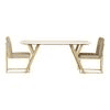 Armadale Rectangle Marble 6 Dining Set