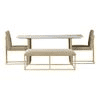 Aurillac Marble 6 Dining Set