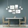 Aurillac Marble 6 Dining Set