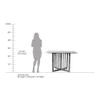 Allendale Marble 4 Dining Table