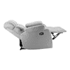 Helios Fabric One Seater Recliner in Grey Colour