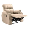 Helios Fabric One Seater Motorized Recliner in Beige Colour