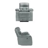 Avion Fabric One Seater Motorized Recliner in Grey Colour