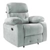 Avion Fabric One Seater Motorized Recliner in Grey Colour