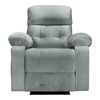 Avion Fabric One Seater Motorized Recliner in Grey Colour