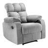 Helios Fabric One Seater Motorized Recliner in Grey Colour
