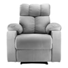 Helios Fabric One Seater Motorized Recliner in Grey Colour