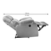 Helios Fabric One Seater Motorized Recliner in Grey Colour