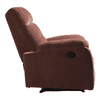 Rx5 Fabric One Seater Manual Recliner in Turkish Brown Colour