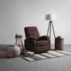 Rx5 Fabric One Seater Manual Recliner in Turkish Brown Colour