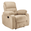 Avion Fabric One Seater Manual Recliner in Beige Colour