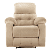 Avion Fabric One Seater Manual Recliner in Beige Colour