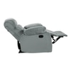 Avion Fabric One Seater Manual Recliner in Grey Colour