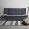 Smith 3 Manual Sofa cum Bed in Grey (Colour : ash grey)