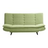 Smith 3 Seater Click-Clack Sofa cum Bed  in Matcha Green Colour