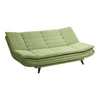 Smith 3 Seater Click-Clack Sofa cum Bed  in Matcha Green Colour