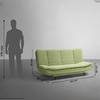 Smith 3 Seater Click-Clack Sofa cum Bed  in Matcha Green Colour