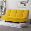 Smith 3 Manual Sofa cum Bed in Yellow (Colour : Sunshine Yellow)