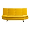 Smith 3 Manual Sofa cum Bed in Yellow (Colour : Sunshine Yellow)