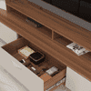 Fenily Engineered Wood TV Unit in Walnut & White Finish