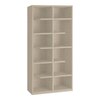 Renata Engineered Wood  Bookshelf in Bronze Cambric Finish