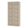 Renata Engineered Wood  Bookshelf in Bronze Cambric Finish