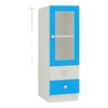 Regalia Engineered Wood  Bookshelf in Azure Blue Finish
