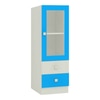 Regalia Engineered Wood  Bookshelf in Azure Blue Finish