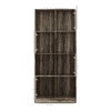 Rustic Book Case In Tean And White Color