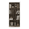Rustic Book Case In Tean And White Color