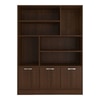 Angelica Engineered Wood  Bookshelf in Coffee Walnut Finish