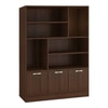 Angelica Engineered Wood  Bookshelf in Coffee Walnut Finish