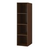 Saratoga Engineered Wood  Bookshelf in Coffee Walnut Finish