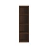 Saratoga Engineered Wood  Bookshelf in Coffee Walnut Finish