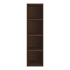 Saratoga Engineered Wood  Bookshelf in Coffee Walnut Finish