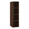 Saratoga Engineered Wood  Bookshelf in Coffee Walnut Finish