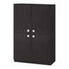 Romano Engineered Wood  Bookshelf in Antique Ebony Finish