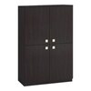 Romano Engineered Wood  Bookshelf in Antique Ebony Finish