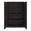 Romano Engineered Wood  Bookshelf in Antique Ebony Finish