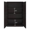 Romano Engineered Wood  Bookshelf in Antique Ebony Finish