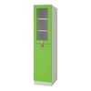 Petite Engineered Wood  Bookshelf in Verdant Green Finish