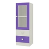 Regalia Engineered Wood  Bookshelf in Lavender Purple Finish