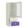 Regalia Engineered Wood  Bookshelf in Lavender Purple Finish