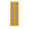 Jazlyn Engineered Wood  Bookshelf in Mango Yellow Finish