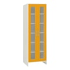 Jazlyn Engineered Wood  Bookshelf in Mango Yellow Finish